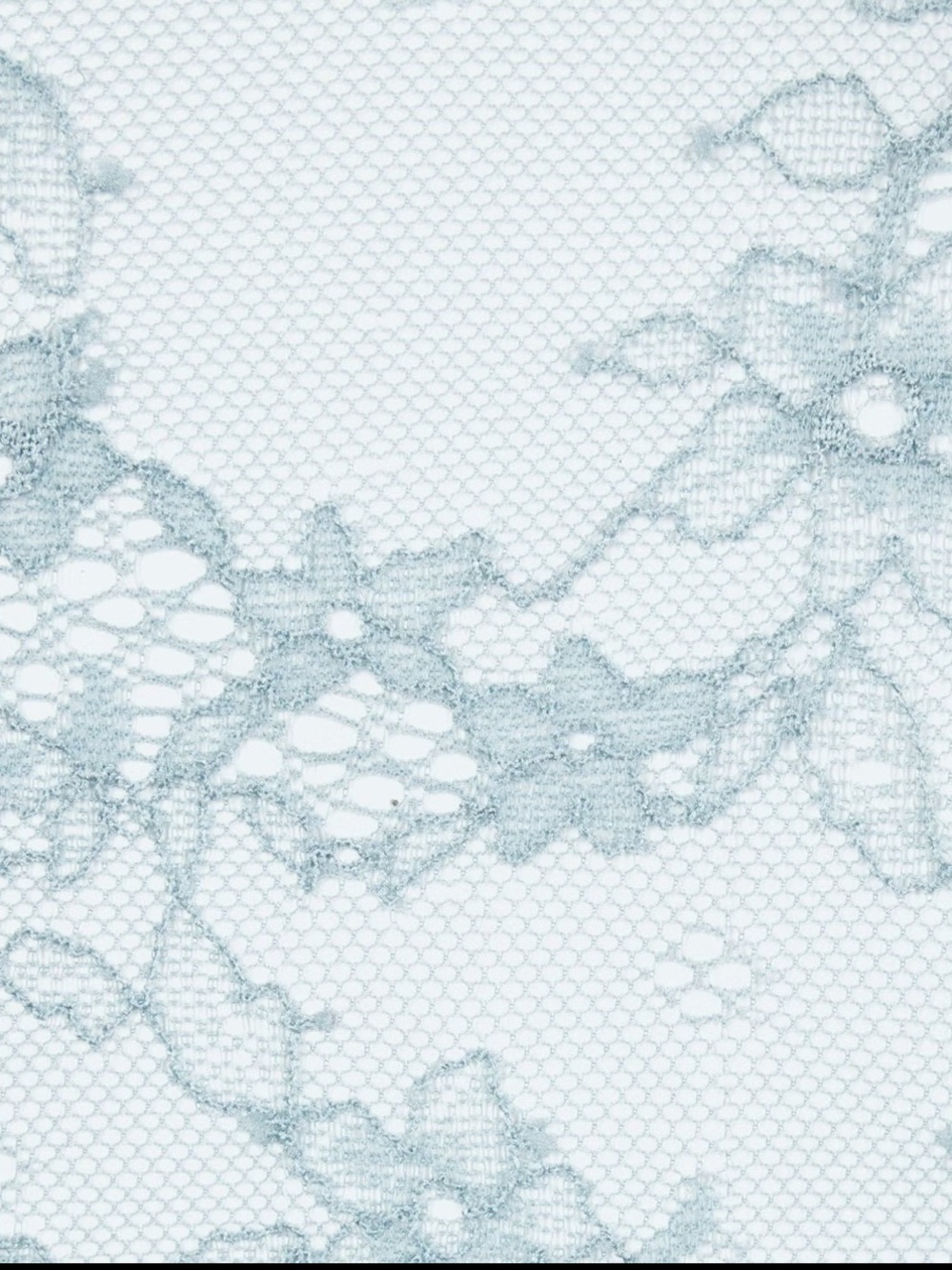 Skims Ultra Fine Lace
Plunge Bralette Denim XXS - Picture 3 of 9